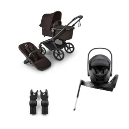 Pachet cărucior pentru copii, 4 în 1, Bugaboo Fox 5 Renew, Cocoa Brown - 1