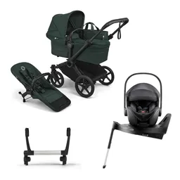 Pachet cărucior pentru copii, 4 în 1, Bugaboo Donkey 6, Fern Green - 1