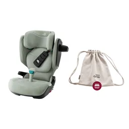 Pachet scaun auto pentru copii Britax Römer, 3,5-12 ani, 100-150 cm, 15-36 kg, KIDFIX PRO + husă de vară, Moonbeam - 1