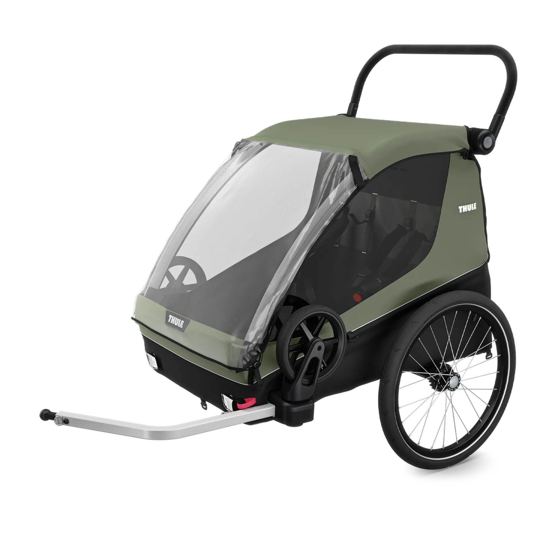 Remorcă de bicicletă pentru transport copii, câini sau bagaje, Thule Courier - 1