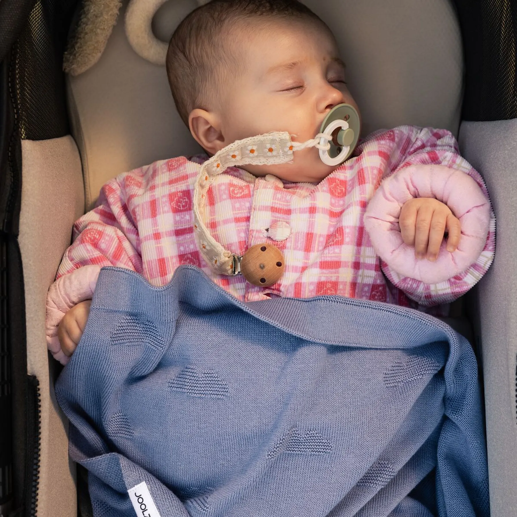 Pătură din bumbac organic, Cloud, 75 x 100 cm - 4