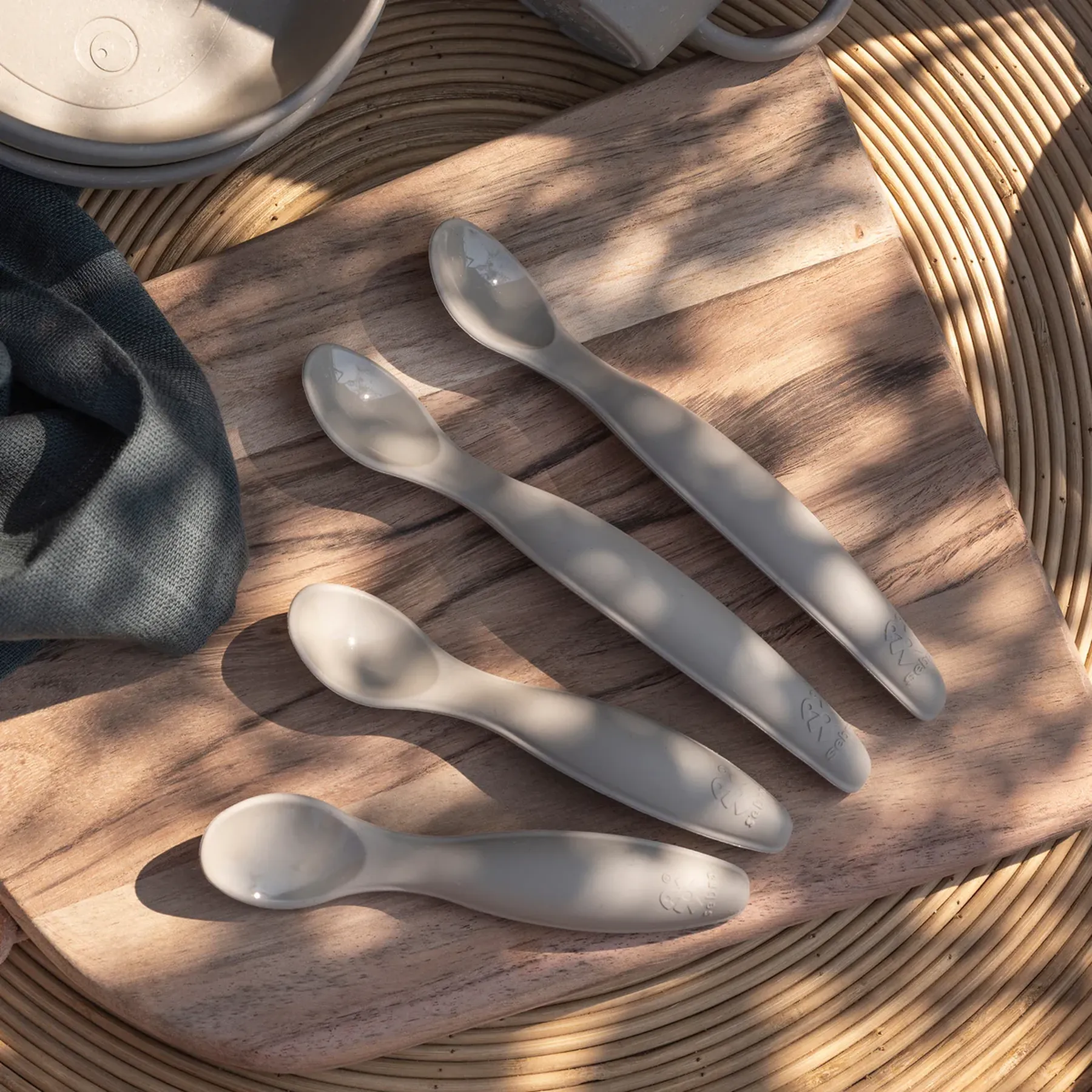 Lingurițe lungi din silicon, set de 2 bucăți - 2