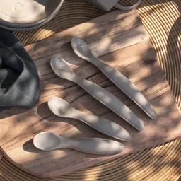 Lingurițe lungi din silicon, set de 2 bucăți - 2