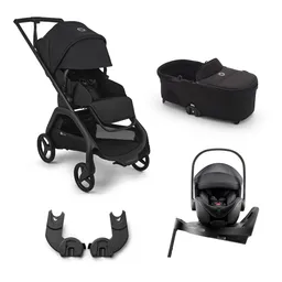 Pachet cărucior pentru copii, 4 în 1, Bugaboo Dragonfly Plus, Heritage Black - 1