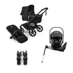 Pachet cărucior pentru copii, 4 în 1, Bugaboo Fox 5 Renew, Heritage Black - 1