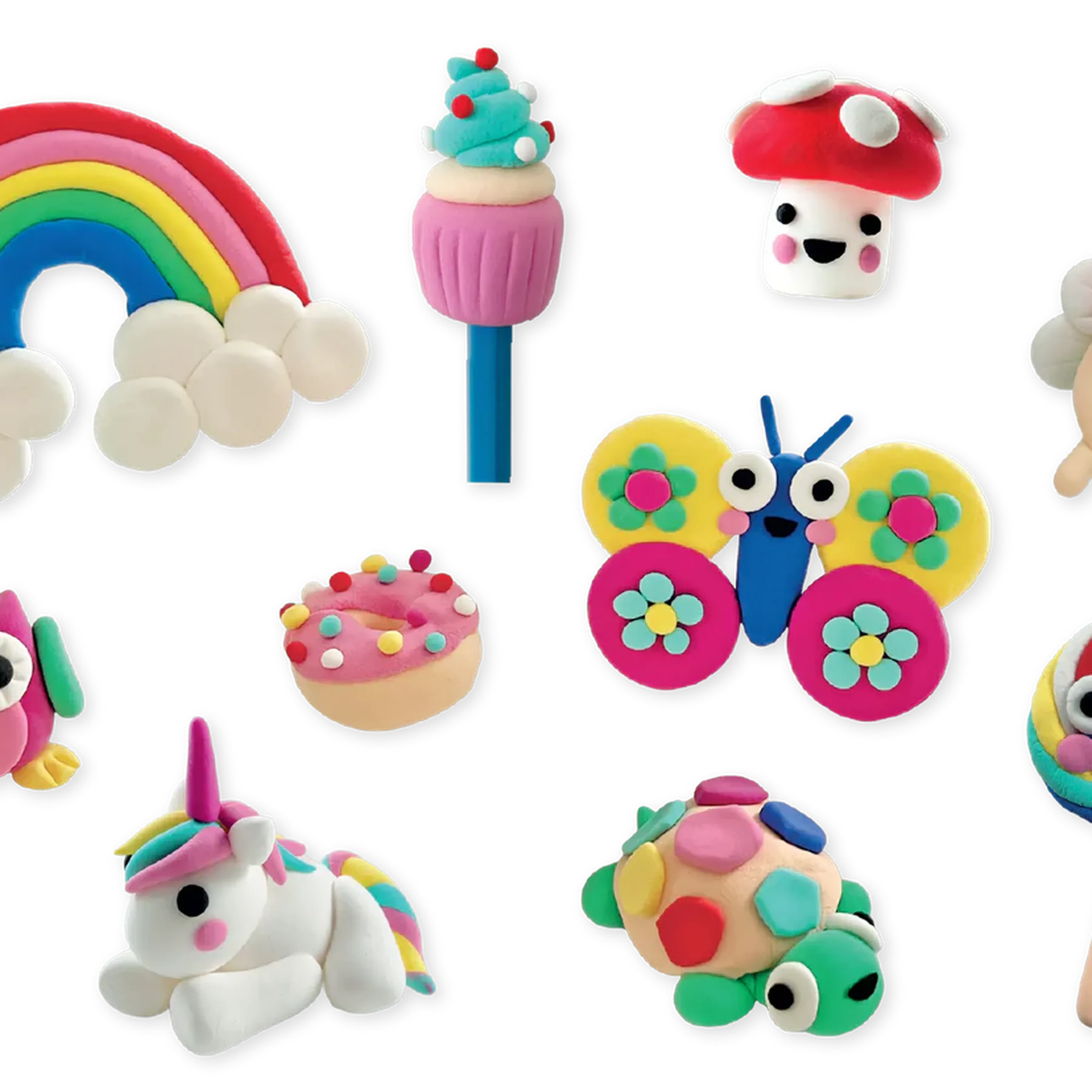 Set plastilină 10 culori, Clay & Play - 3
