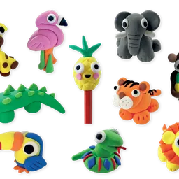 Set plastilină 10 culori, Clay & Play - 3