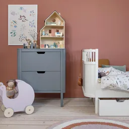 Masă de înfășat, comodă cu 2 sertare - 2