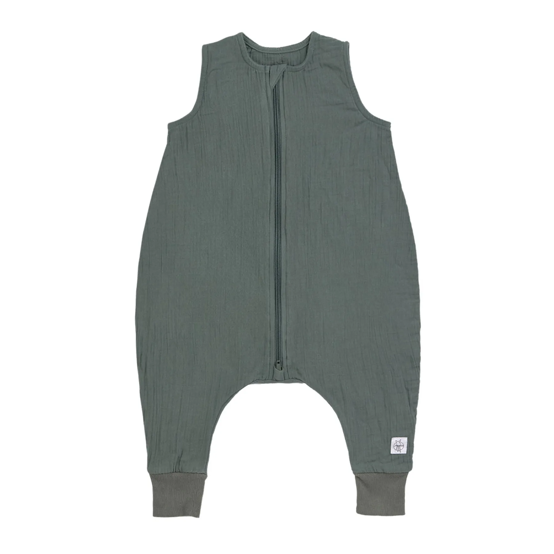 Salopetă de dormit din muselină din bumbac organic - 1