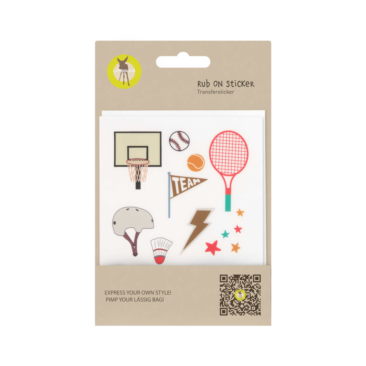 Product Image for Set stickere cu folie de transfer, Rub on, sport