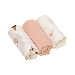 Cotton gauze blankets, 3 pack, 60 x 60 cm - 1