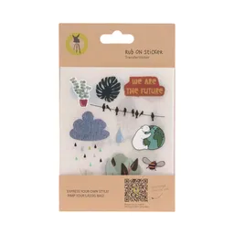 Set stickere cu folie de transfer, Rub on - 1