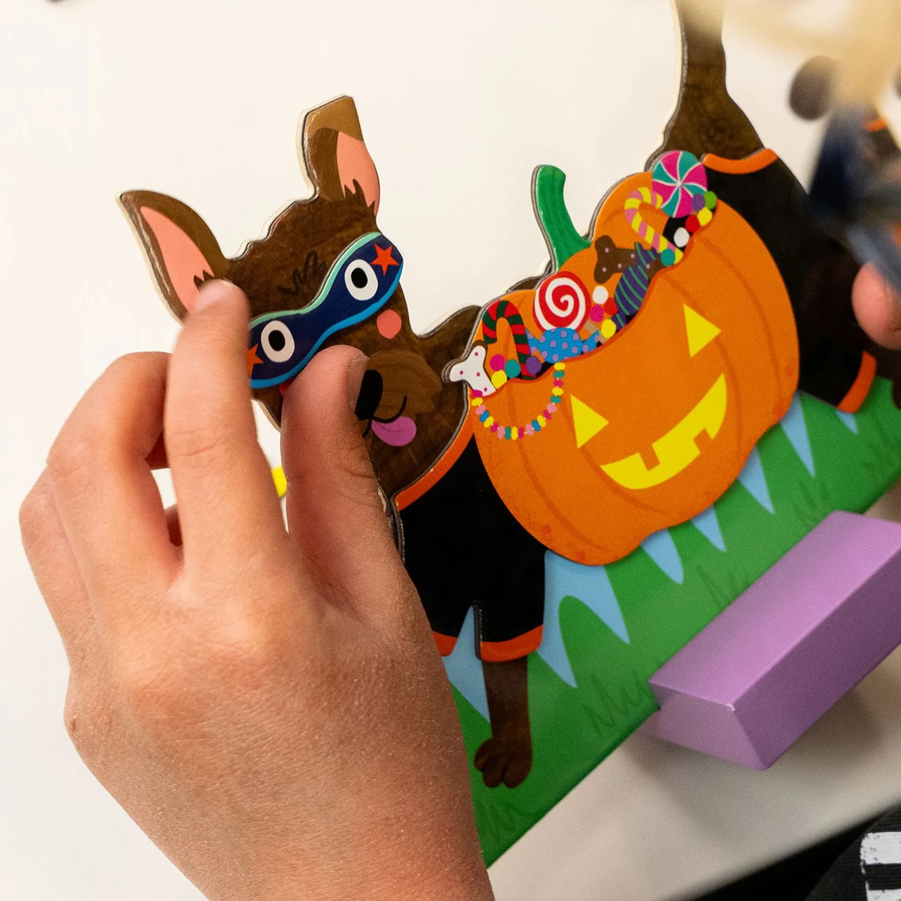 Animale magnetice din lemn, Dress Up - 6