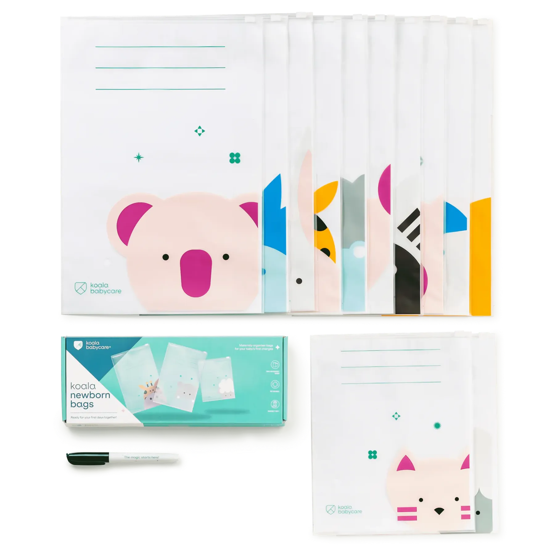 Pungi organizatoare, set de 12 bucăți - 1