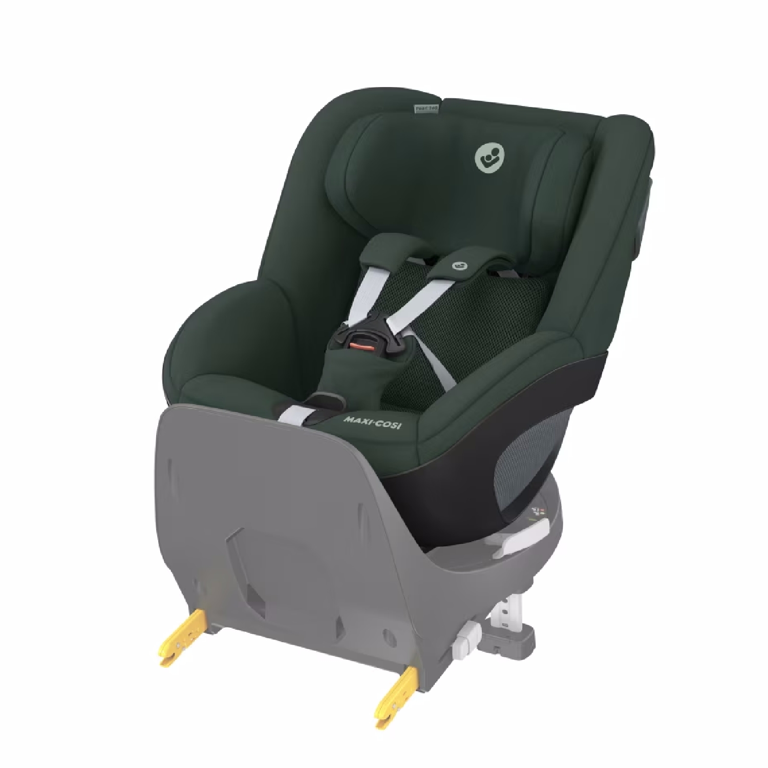 Product Image for Scaun auto pentru copii Maxi Cosi, rotativ 360° fără bază inclusă, 3 luni-4 ani, 61-105 cm, 17 kg, Pearl 360 v2, authentic green