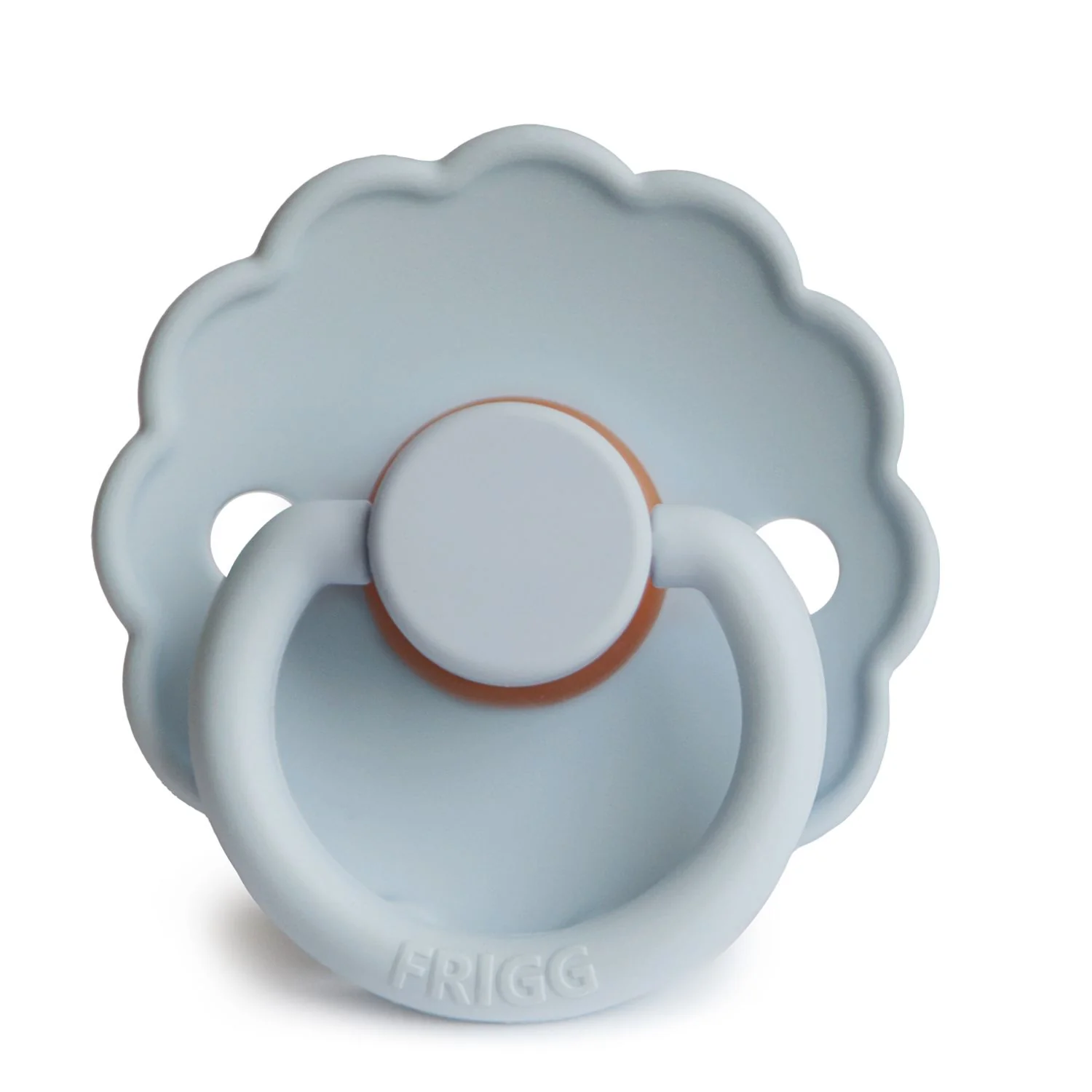 Product Image for Suzetă din cauciuc natural Daisy, powder blue