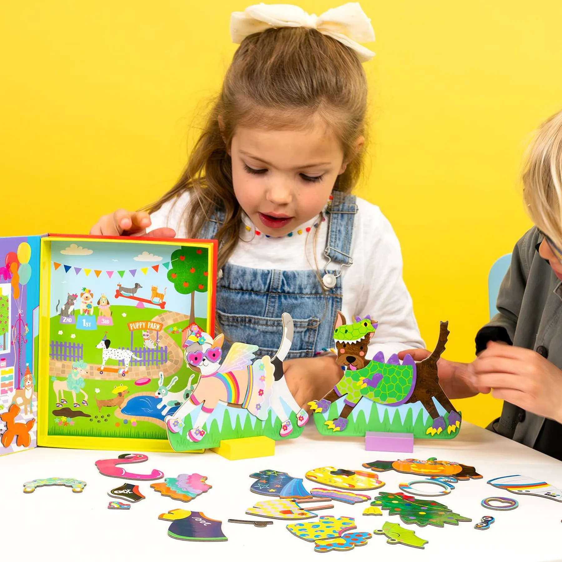 Animale magnetice din lemn, Dress Up - 4