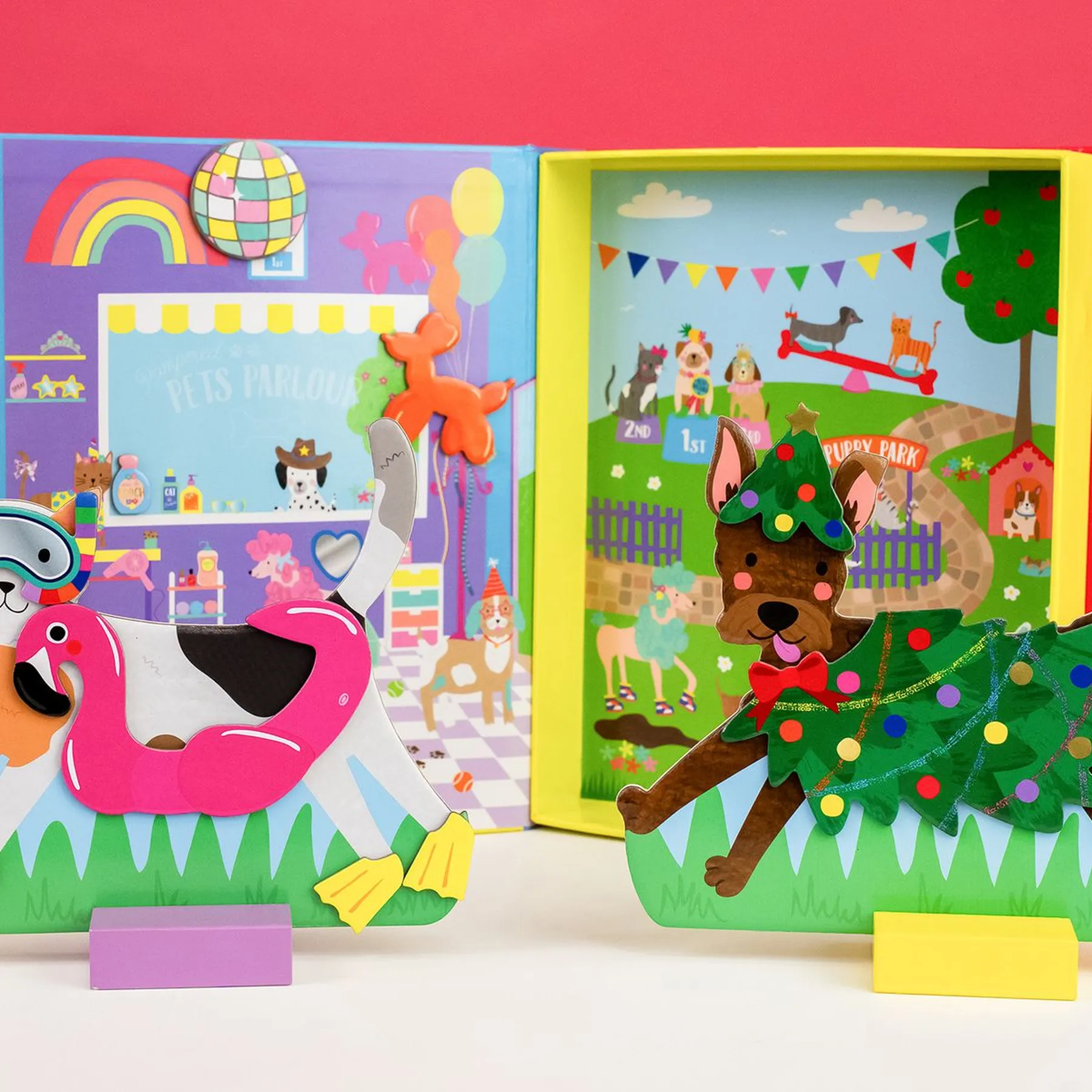 Animale magnetice din lemn, Dress Up - 7