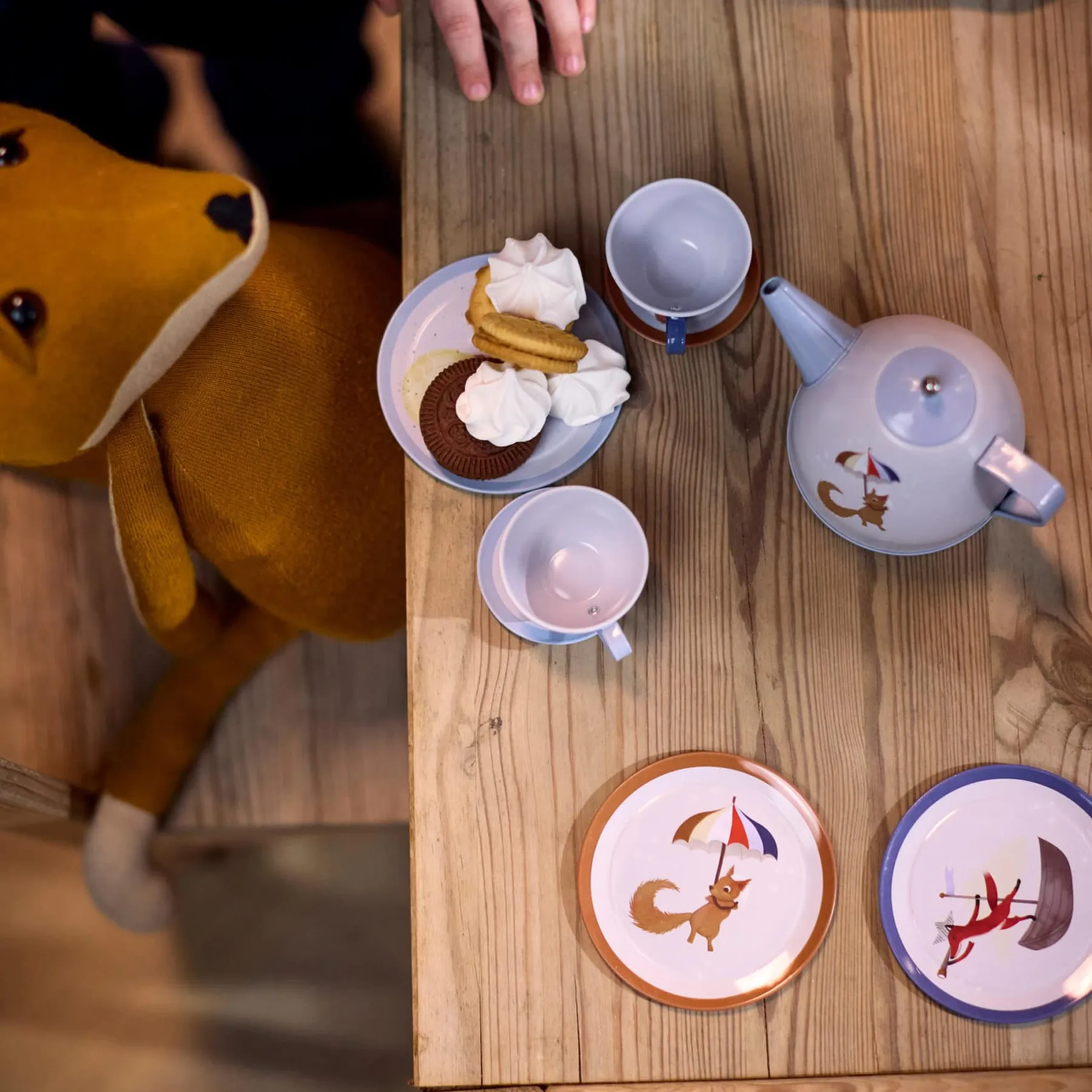 Set de jucărie pentru servit ceai, 14 piese - 3