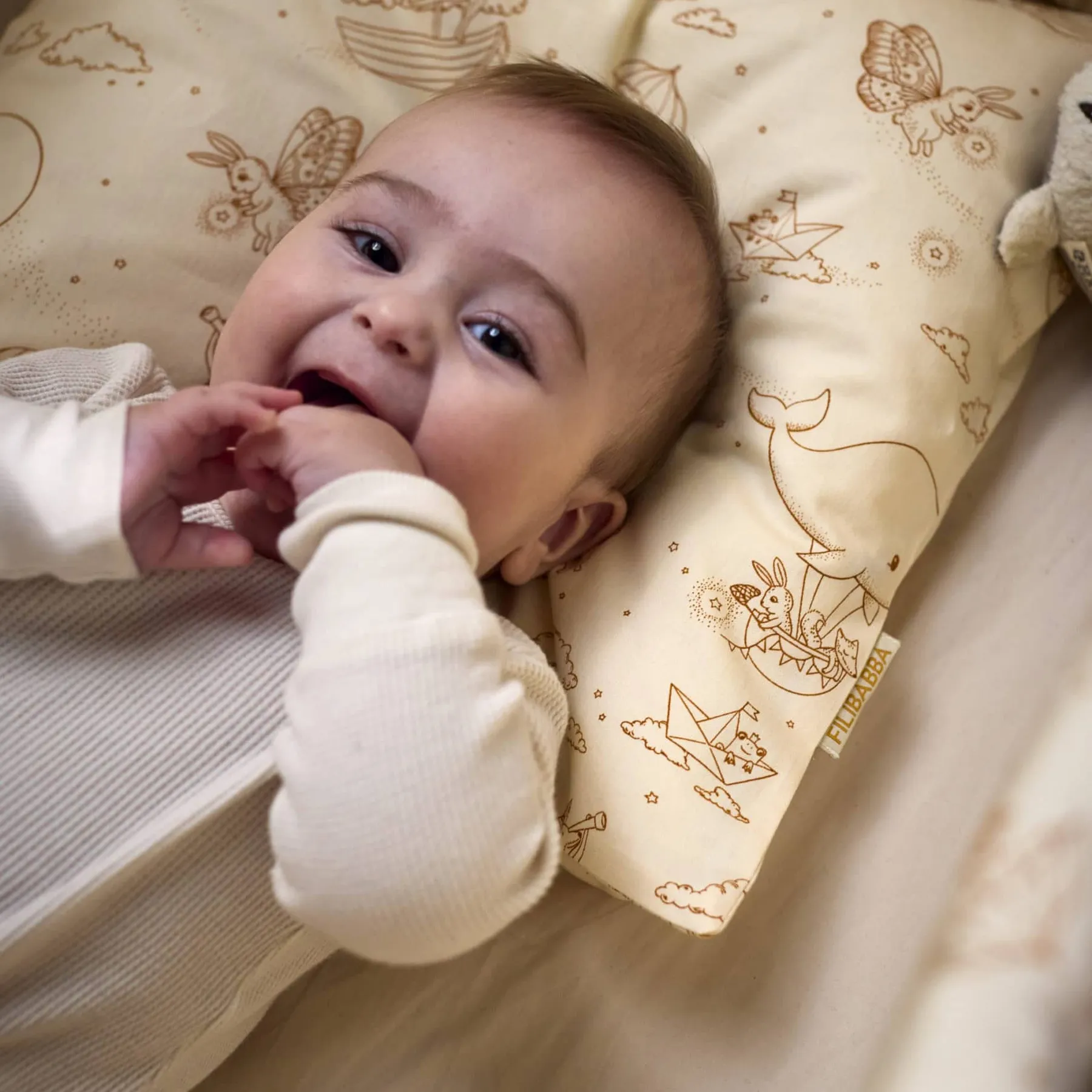 Baby bedding, organic cotton, 100 x 140 cm - 2