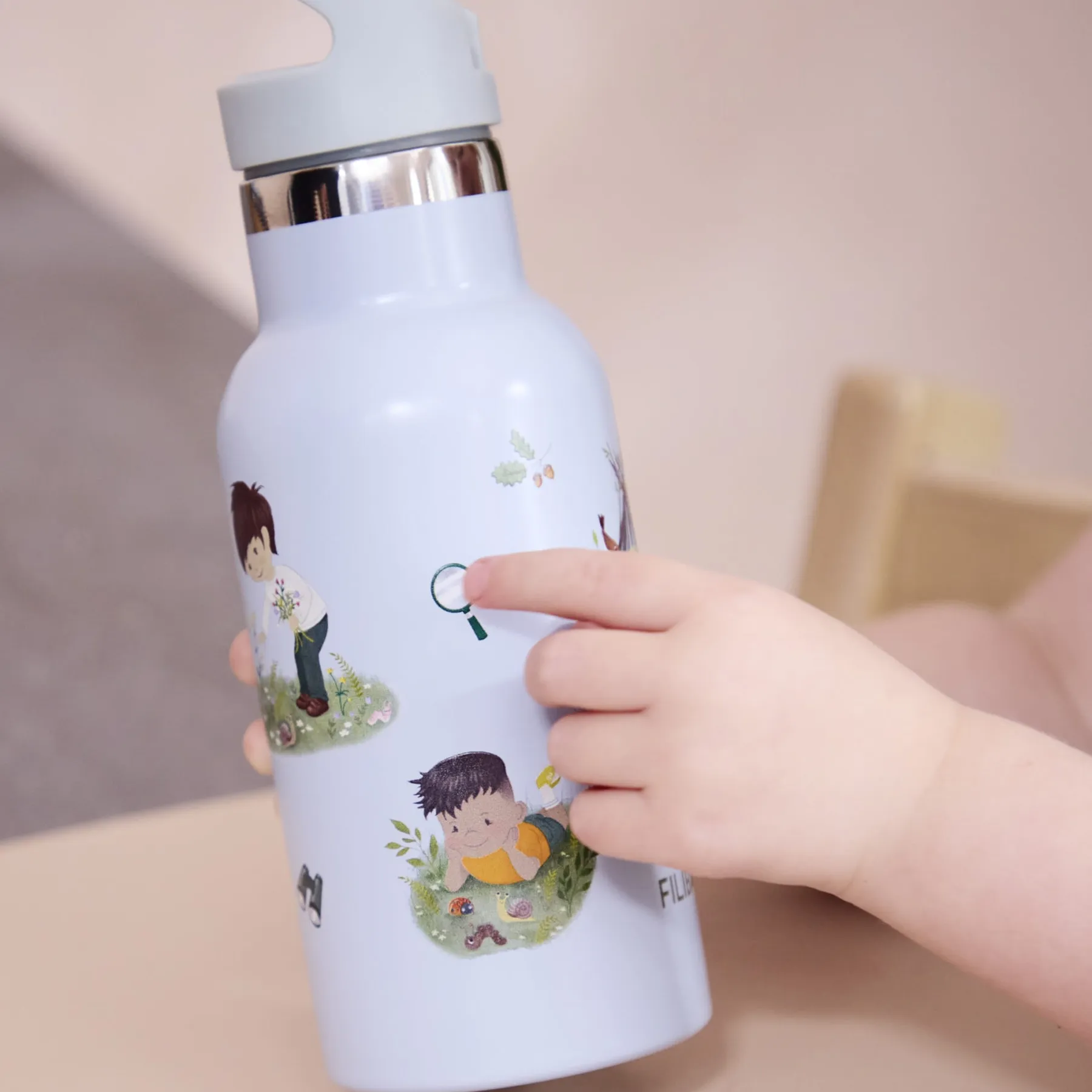 Rozsdamentes acél kulacs, 350 ml - 3