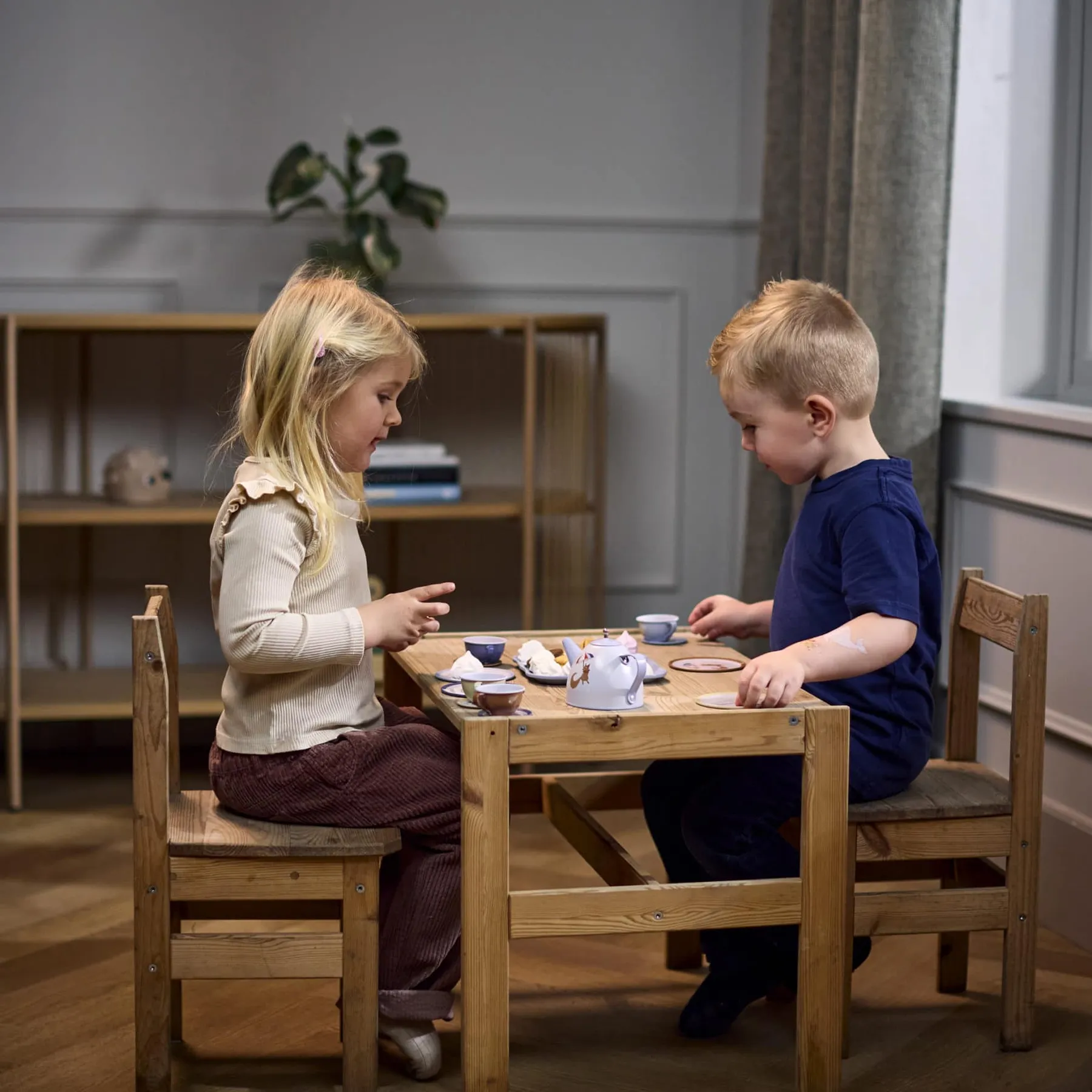 Set de jucărie pentru servit ceai, 14 piese - 2