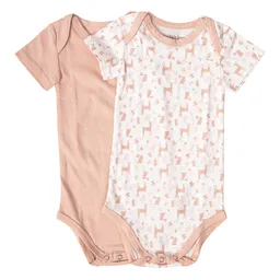 Body din bumbac organic, set de 2 bucăți - 1