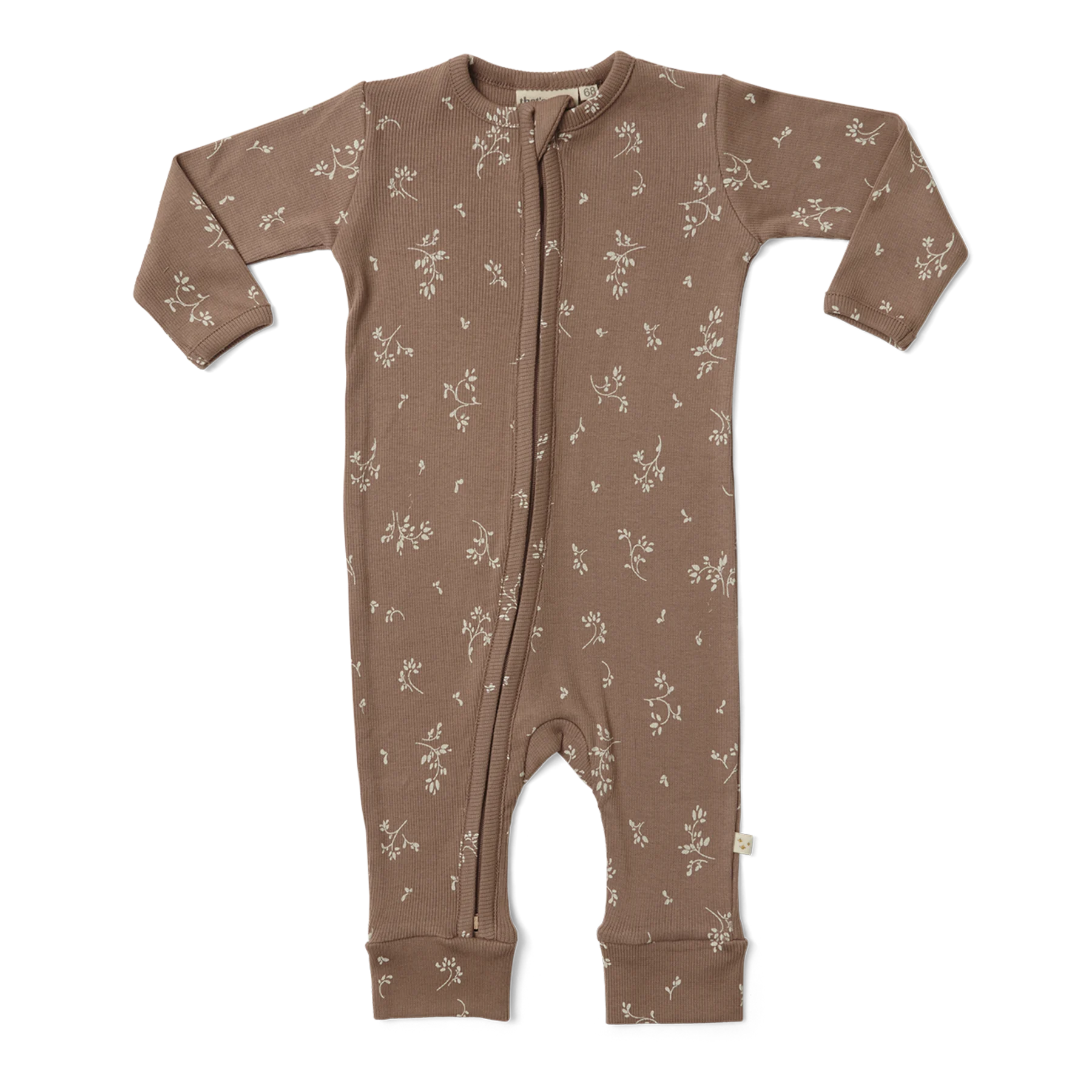 Product Image for Salopetă din bumbac organic, secret garden cocoa