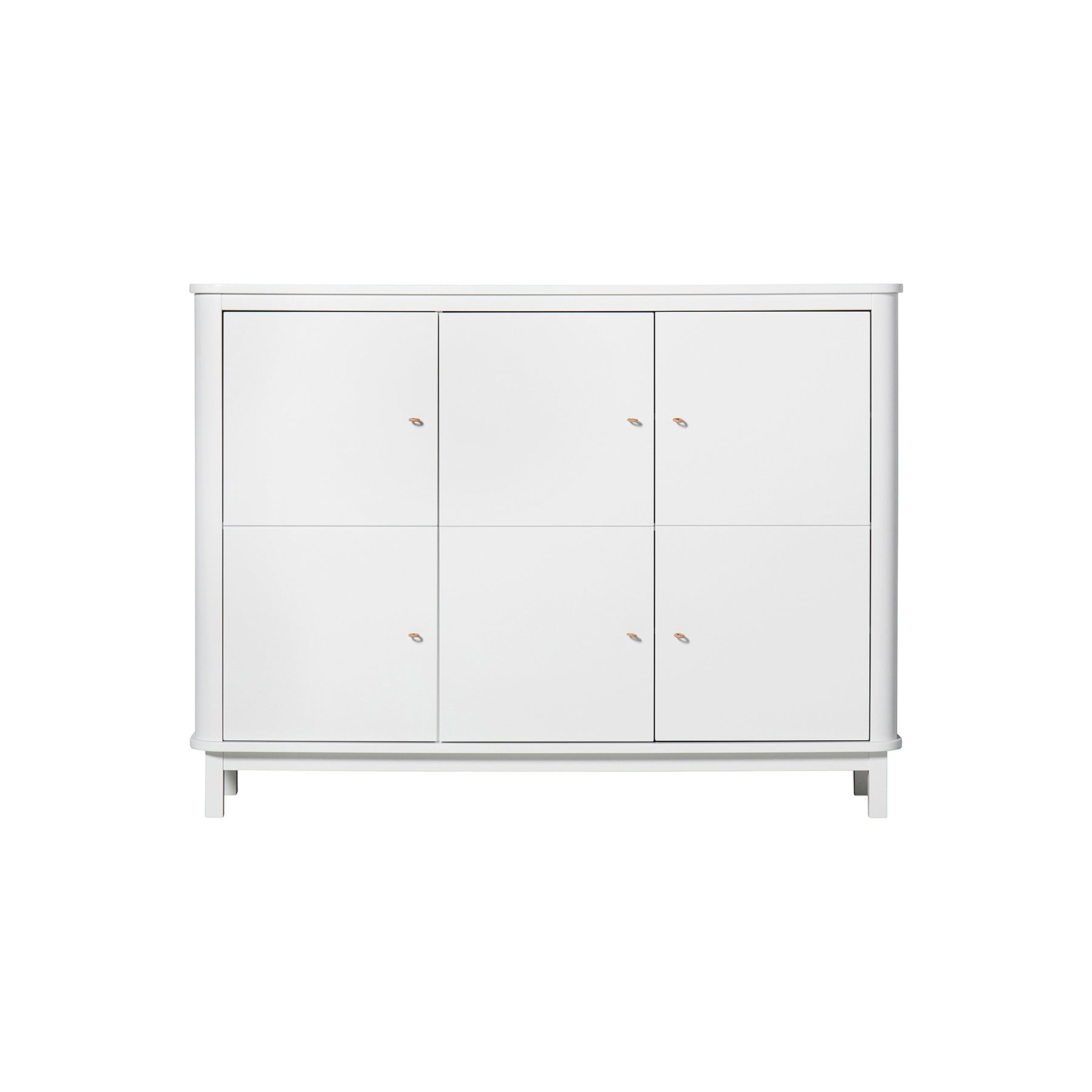 Product Image for Masă de înfășat, comodă multi cu 3 uși, white