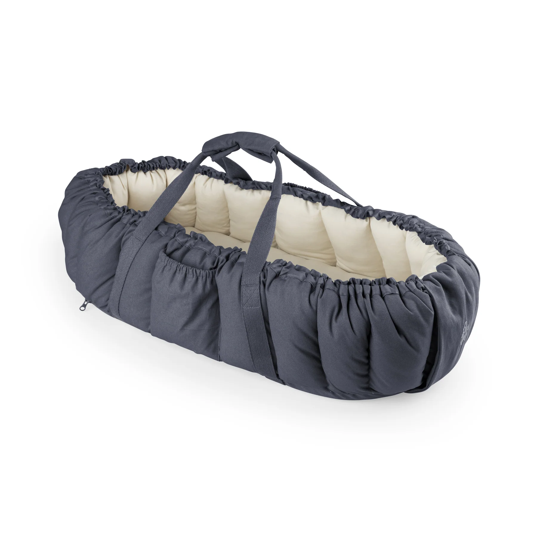 Babynest 3 în 1 din bumbac organic Dark olive - Adinish.com