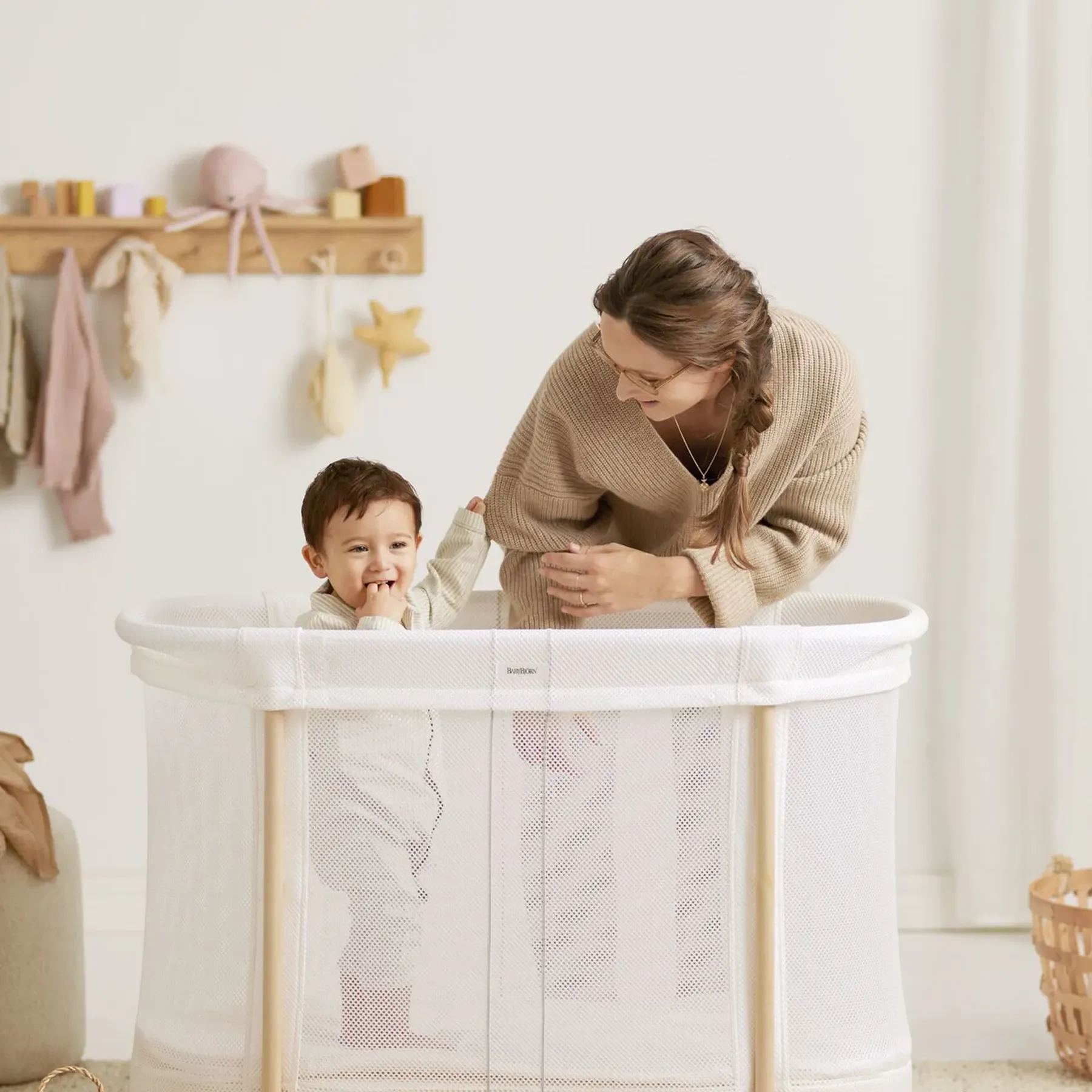 Pătuț și țarc, 2 în 1, reglabil pe înălțime, BabyBjörn - 5