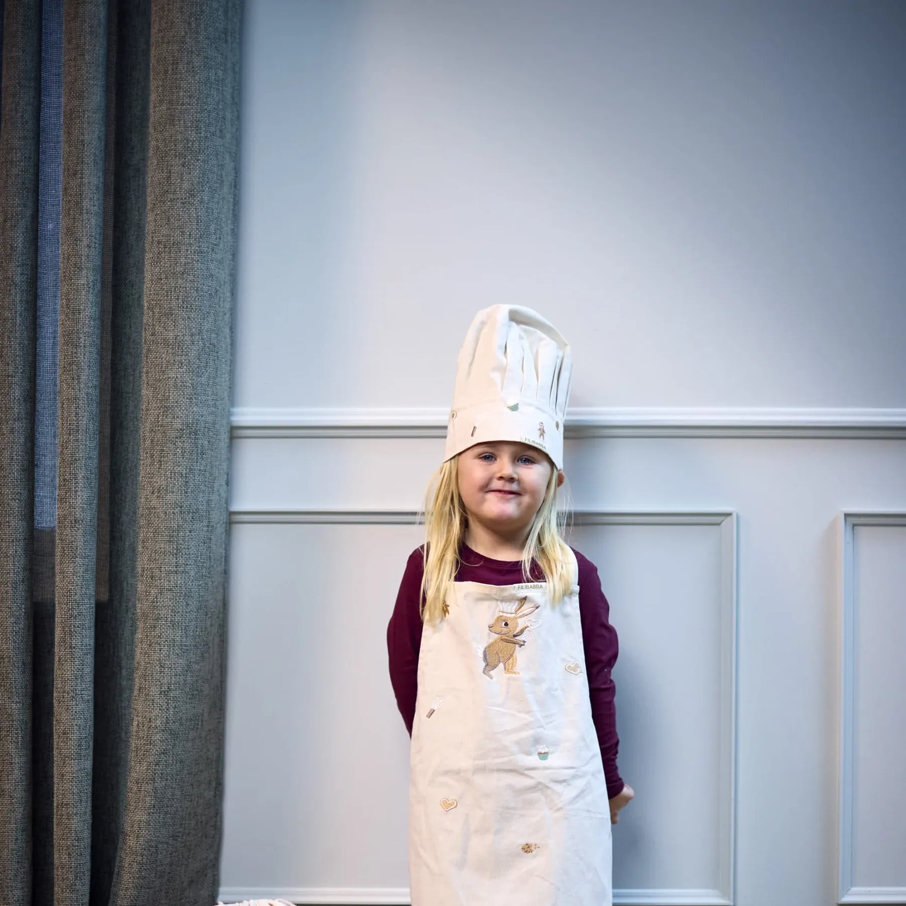 Șorț și bonetă de bucătărie pentru copii - 2