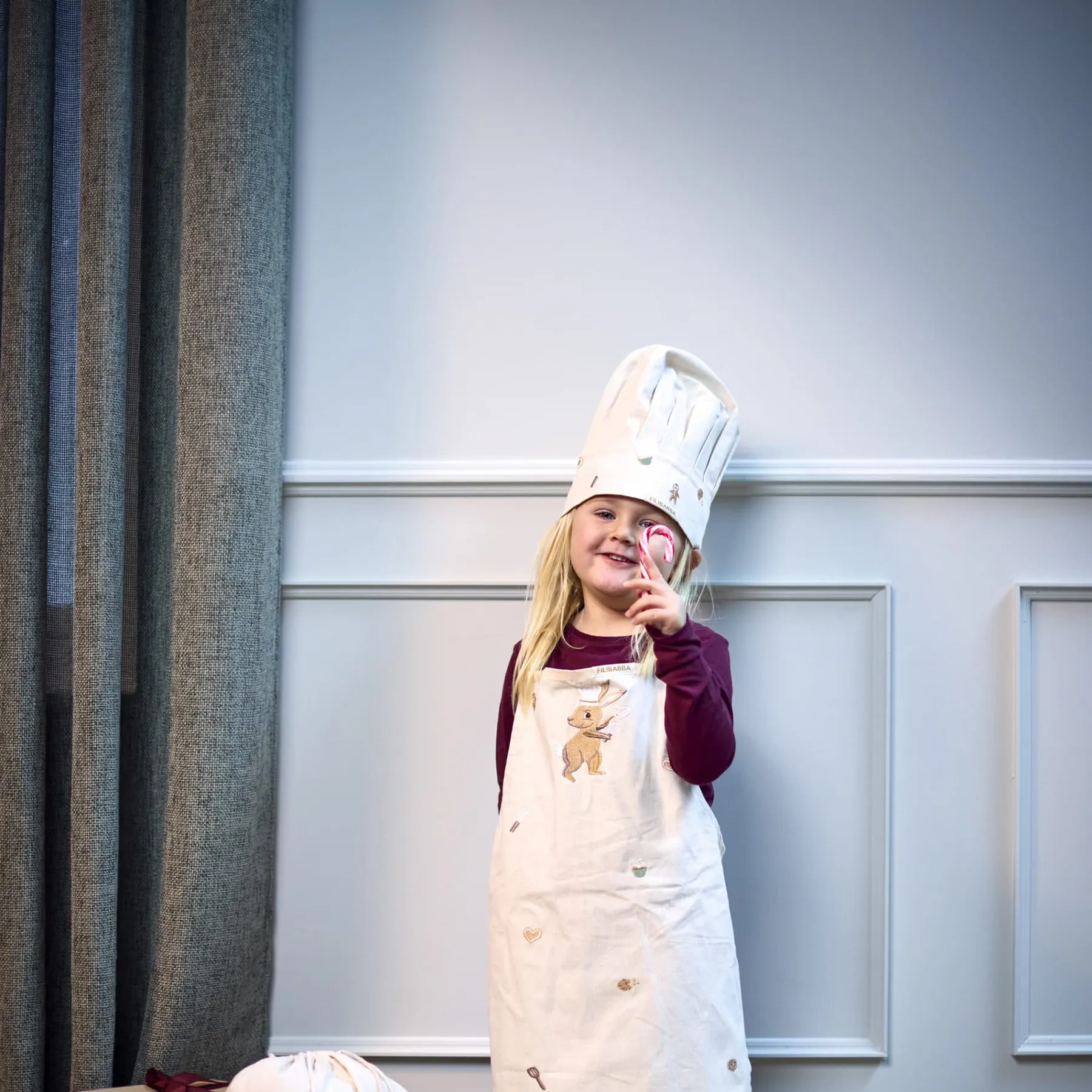 Șorț și bonetă de bucătărie pentru copii - 3