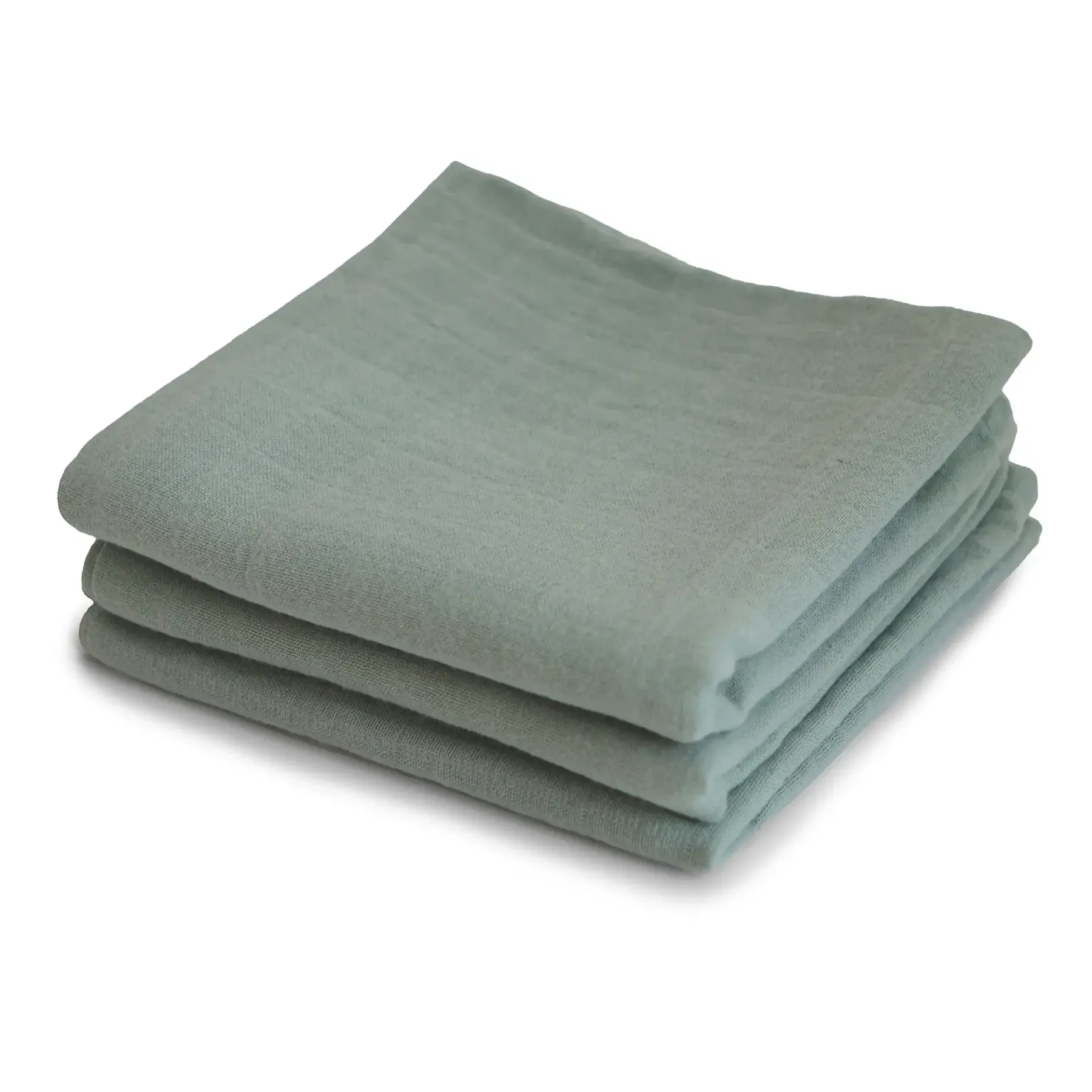 Museline din bumbac organic, set de 3 bucăți, 59 x 59 cm - 1