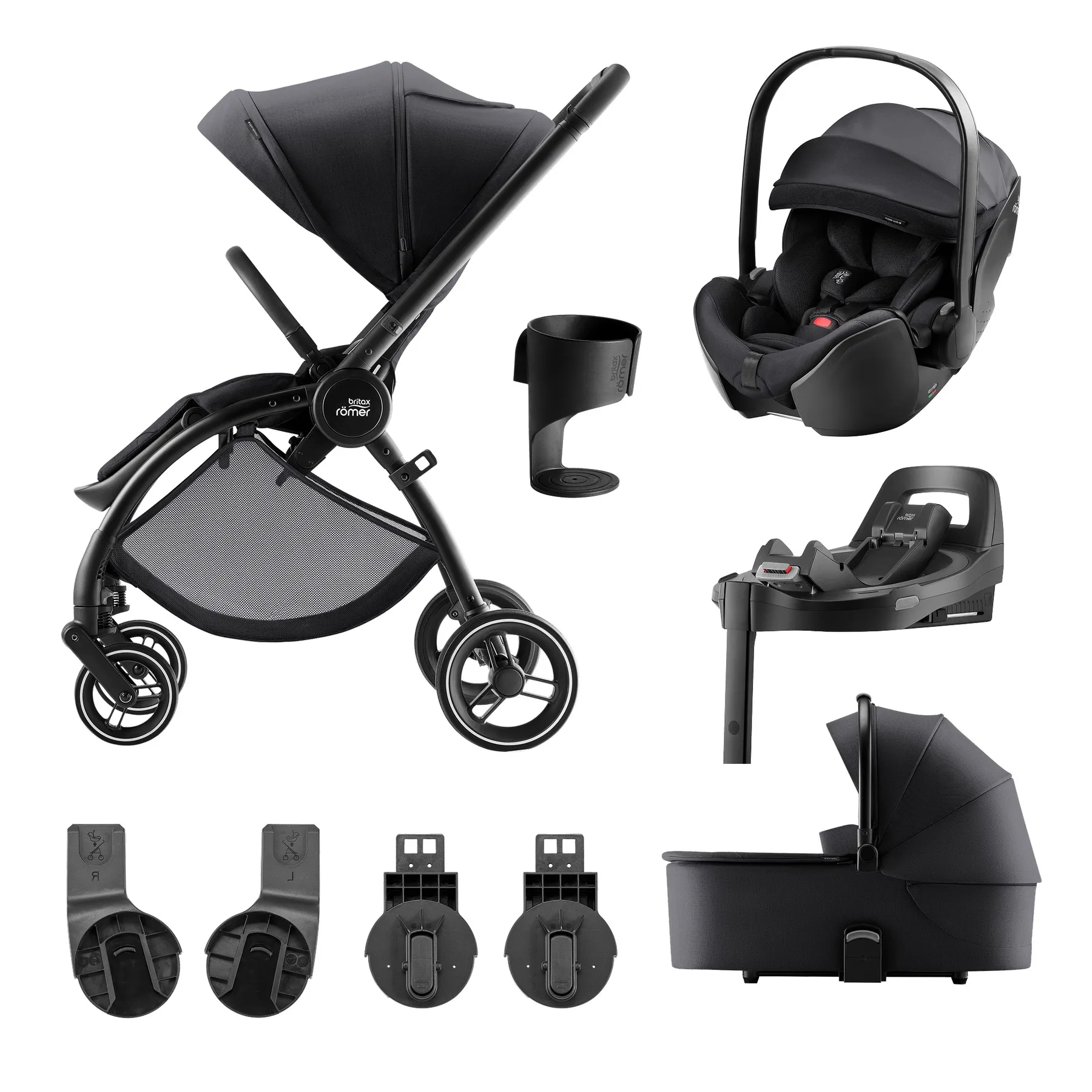 Britax Römer Rio, 4 az 1-ben csomag, Carbon Black - 1