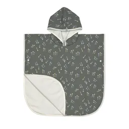 Halat de baie tip Poncho, 60 x 60 cm - 1