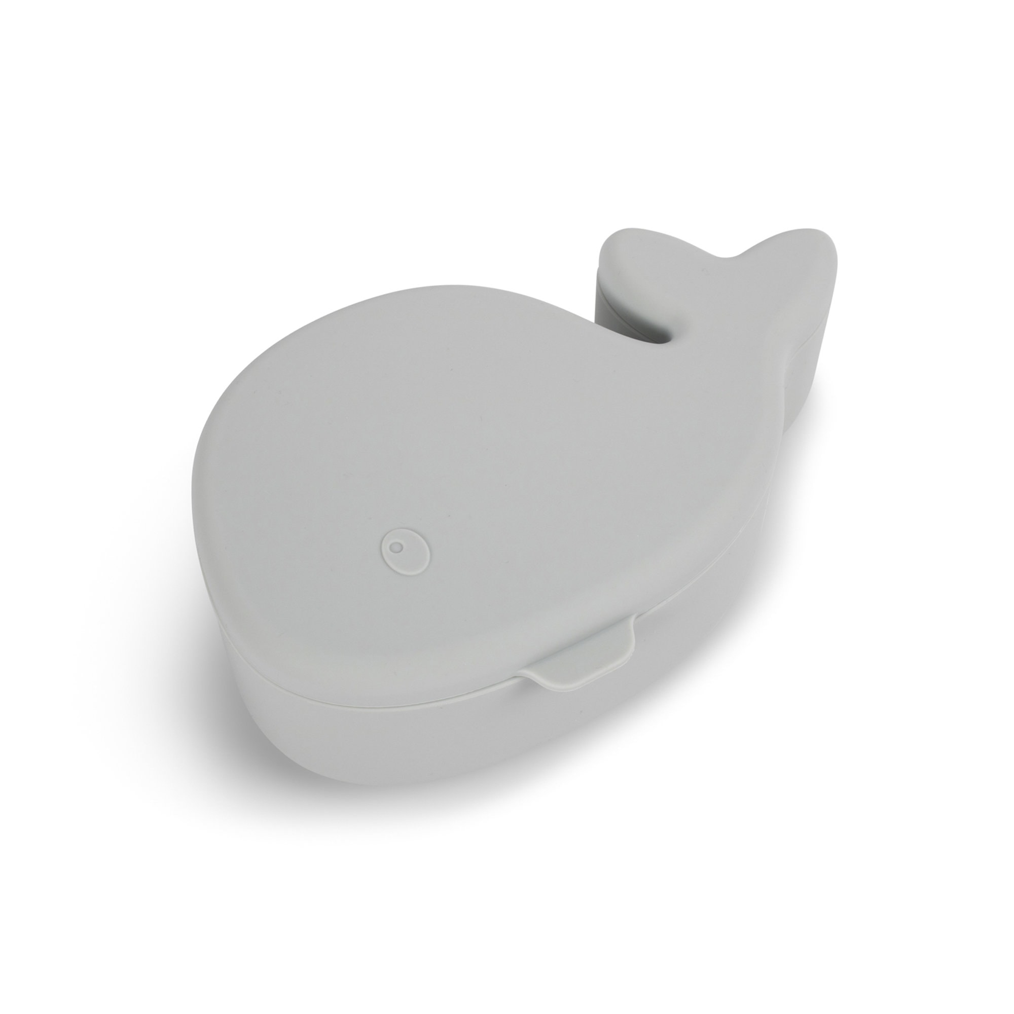 Product Image for Cutie pentru gustări din silicon, Christian the Whale, pearl blue