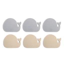 Covorașe mini din silicon, pentru baie, set de 6 bucăți - 1