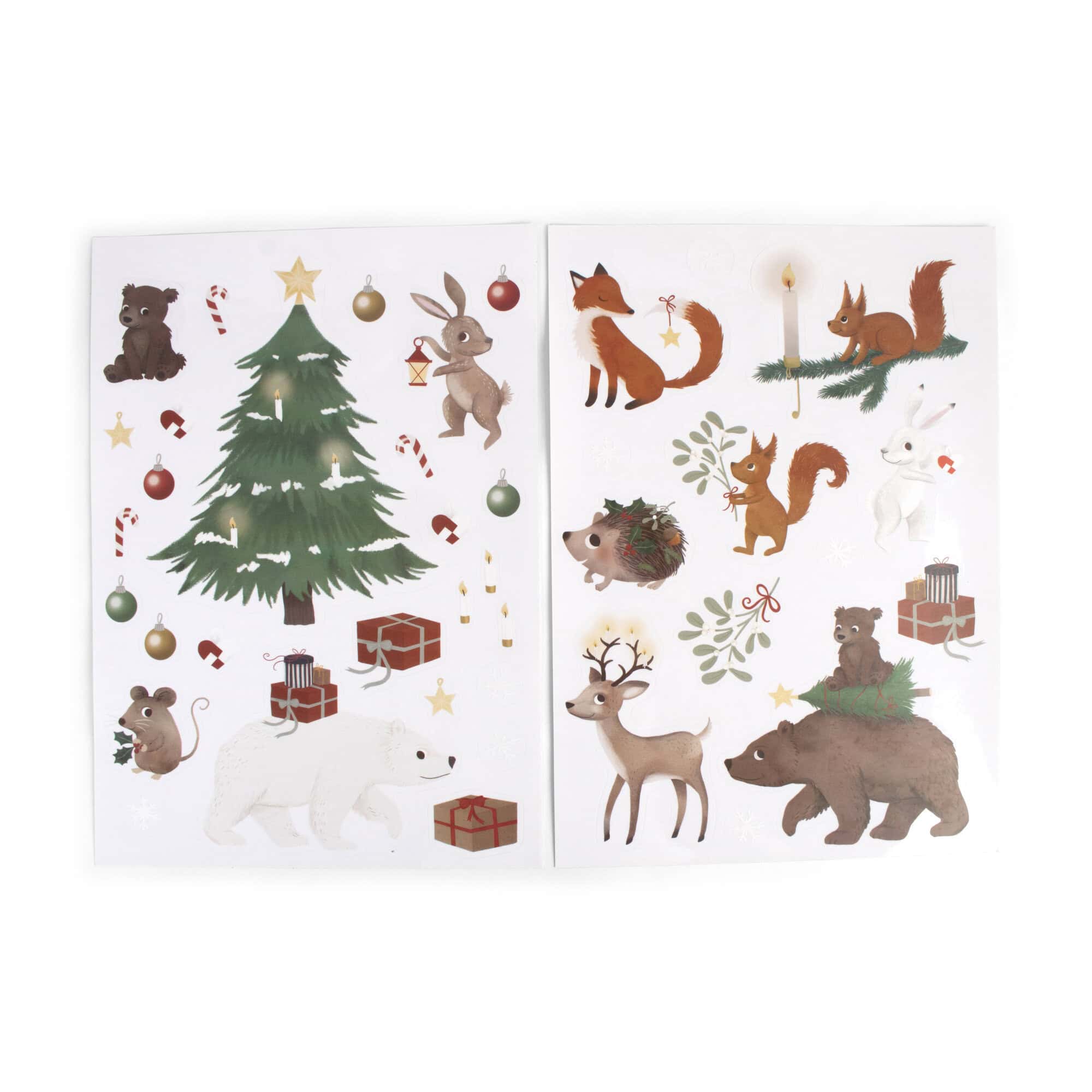 Product Image for Set stickere adezive pentru geamuri, Wonderful Winter - Forest friends