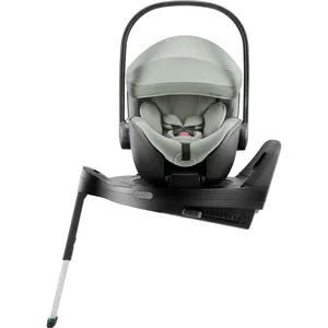 Scaun auto tip scoică pentru copii cu bază ISOFIX inclusă, Britax Römer, reclinabil, 0-15 luni, 40-85 cm, 0-13 kg, BABY-SAFE PRO, sage green