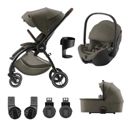 Pachet cărucior pentru copii, 3 în 1, Britax Römer Rio, Urban Olive - 1