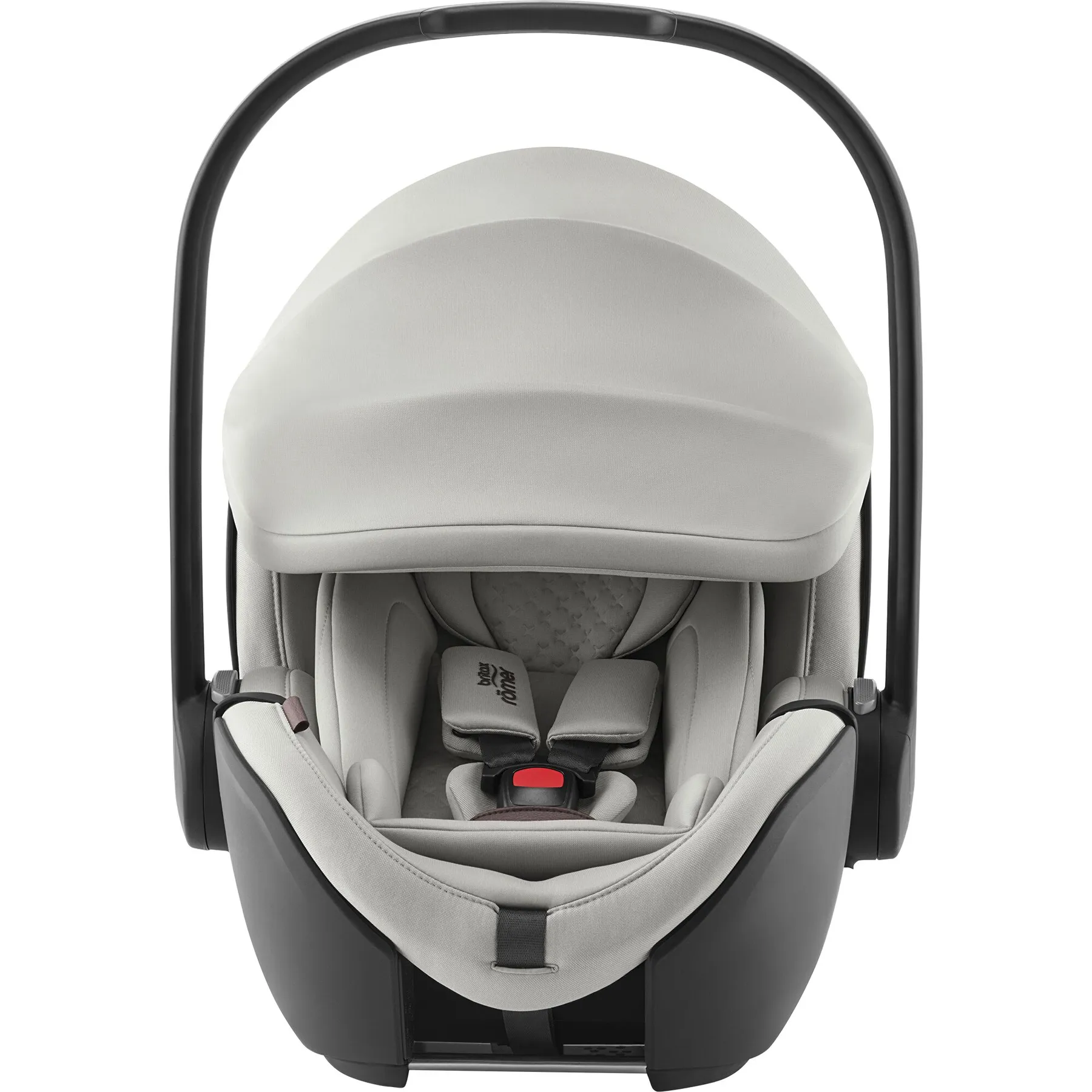 Pachet scaun auto tip scoică pentru copii cu bază ISOFIX inclusă, Britax Römer, reclinabil, 0-15 luni, 40-85 cm, 0-13 kg, BABY-SAFE PRO + husă de vară, Moonbeam - 8