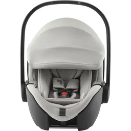 Pachet scaun auto tip scoică pentru copii cu bază ISOFIX inclusă, Britax Römer, reclinabil, 0-15 luni, 40-85 cm, 0-13 kg, BABY-SAFE PRO + husă de vară, Moonbeam - 8