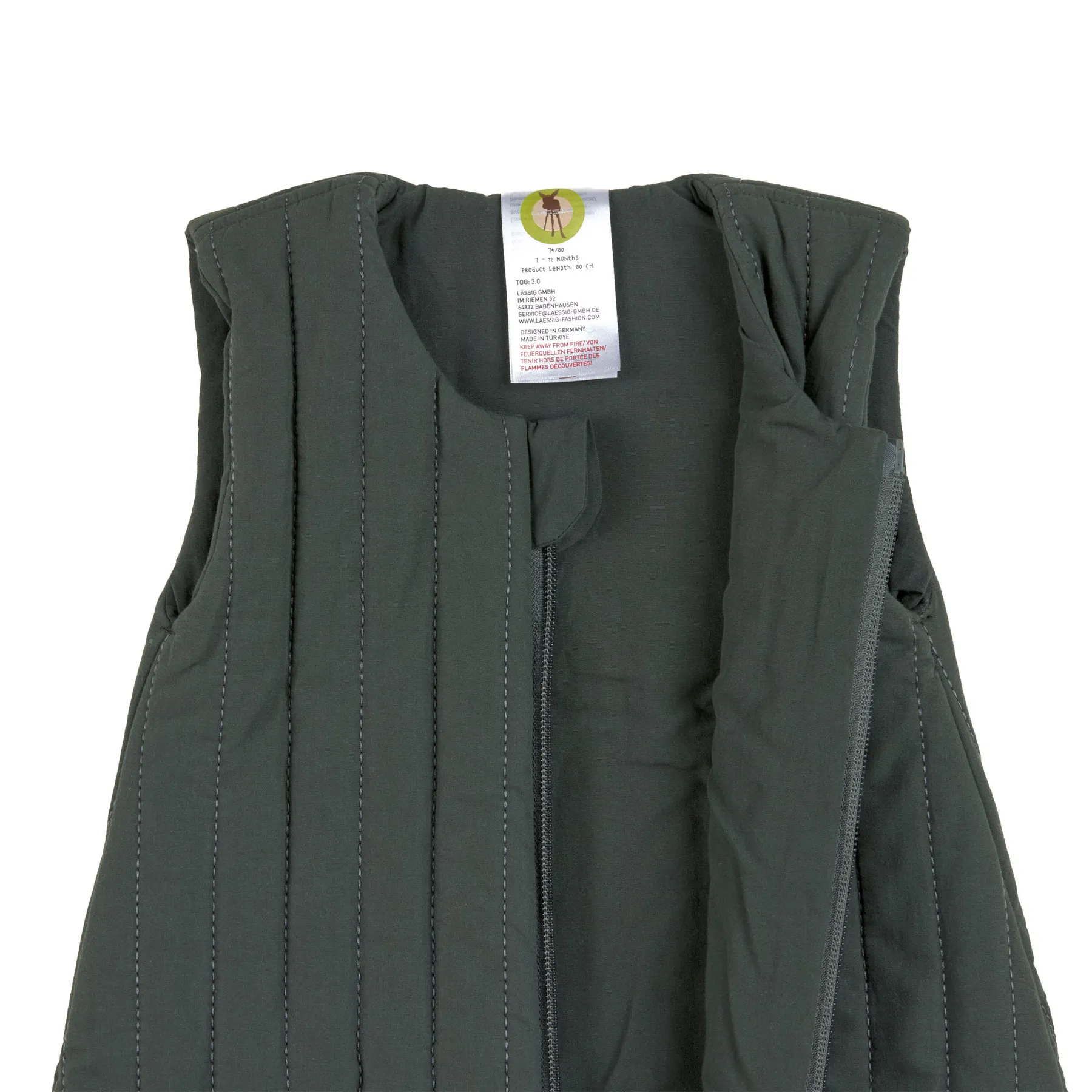 Sac de dormit pentru sezonul rece, din bumbac organic - 2