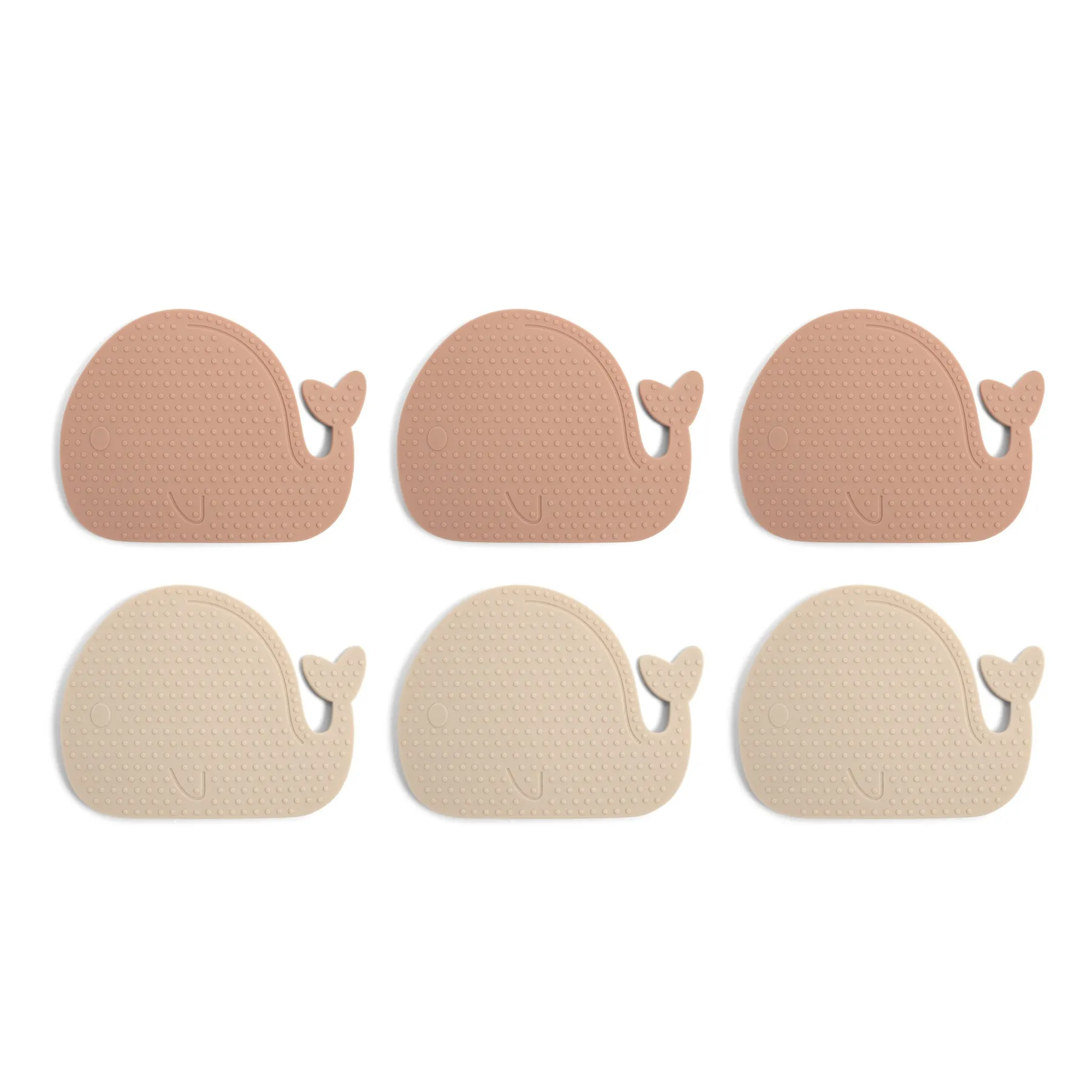 Covorașe mini din silicon, pentru baie, set de 6 bucăți - 1