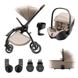 Pachet cărucior pentru copii, 3 în 1, Britax Römer Rio, Teak - 1
