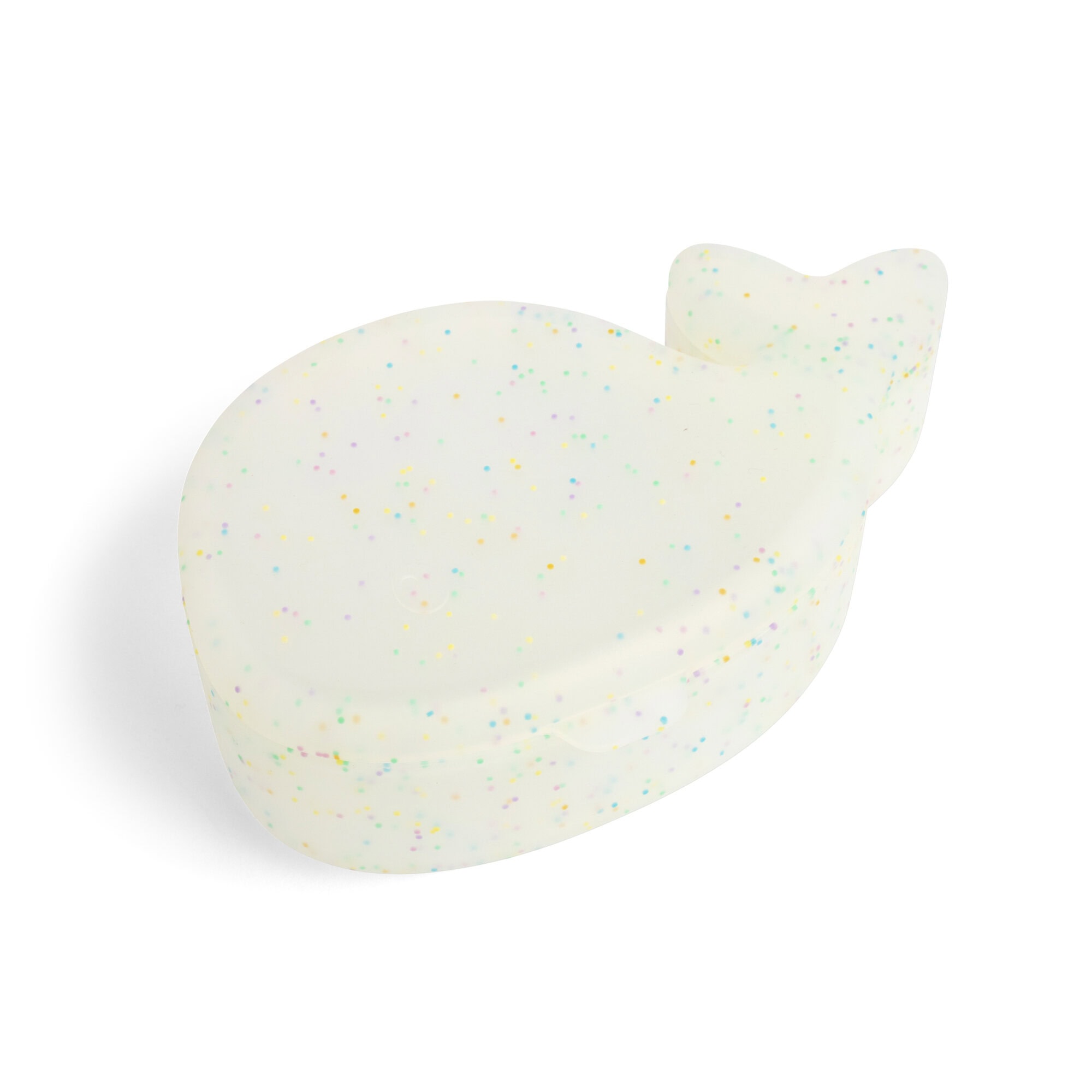 Product Image for Cutie pentru gustări din silicon, Christian the Whale, confetti