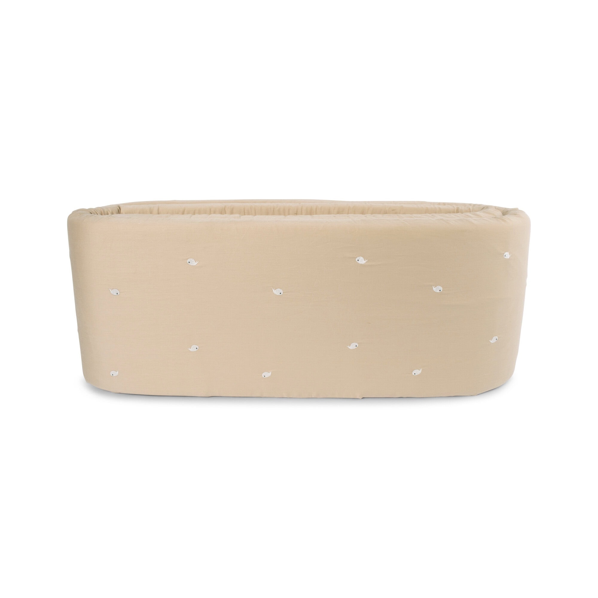 Product Image for Apărătoare laterală din bumbac organic, Christian the Whale, warm grey