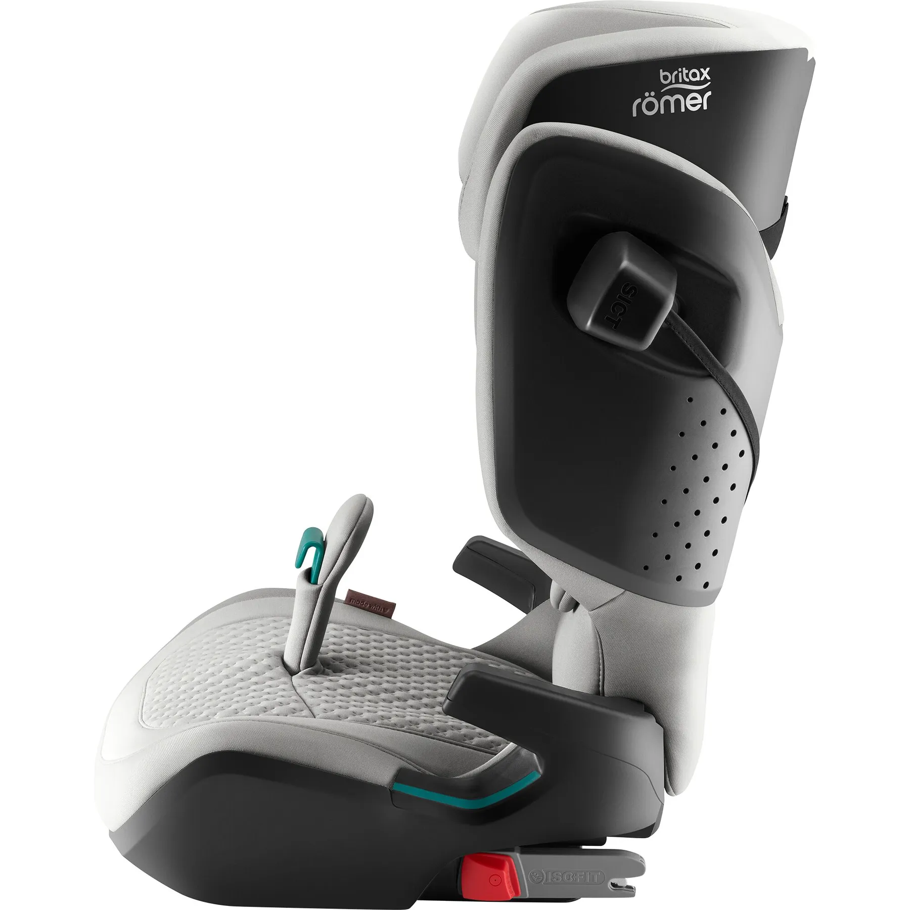 Pachet scaun auto pentru copii Britax Römer, 3,5-12 ani, 100-150 cm, 15-36 kg, KIDFIX PRO + husă de vară, Moonbeam - 5