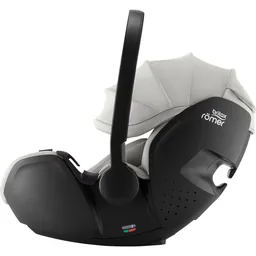 Pachet scaun auto tip scoică pentru copii cu bază ISOFIX inclusă, Britax Römer, reclinabil, 0-15 luni, 40-85 cm, 0-13 kg, BABY-SAFE PRO + husă de vară, Moonbeam - 7